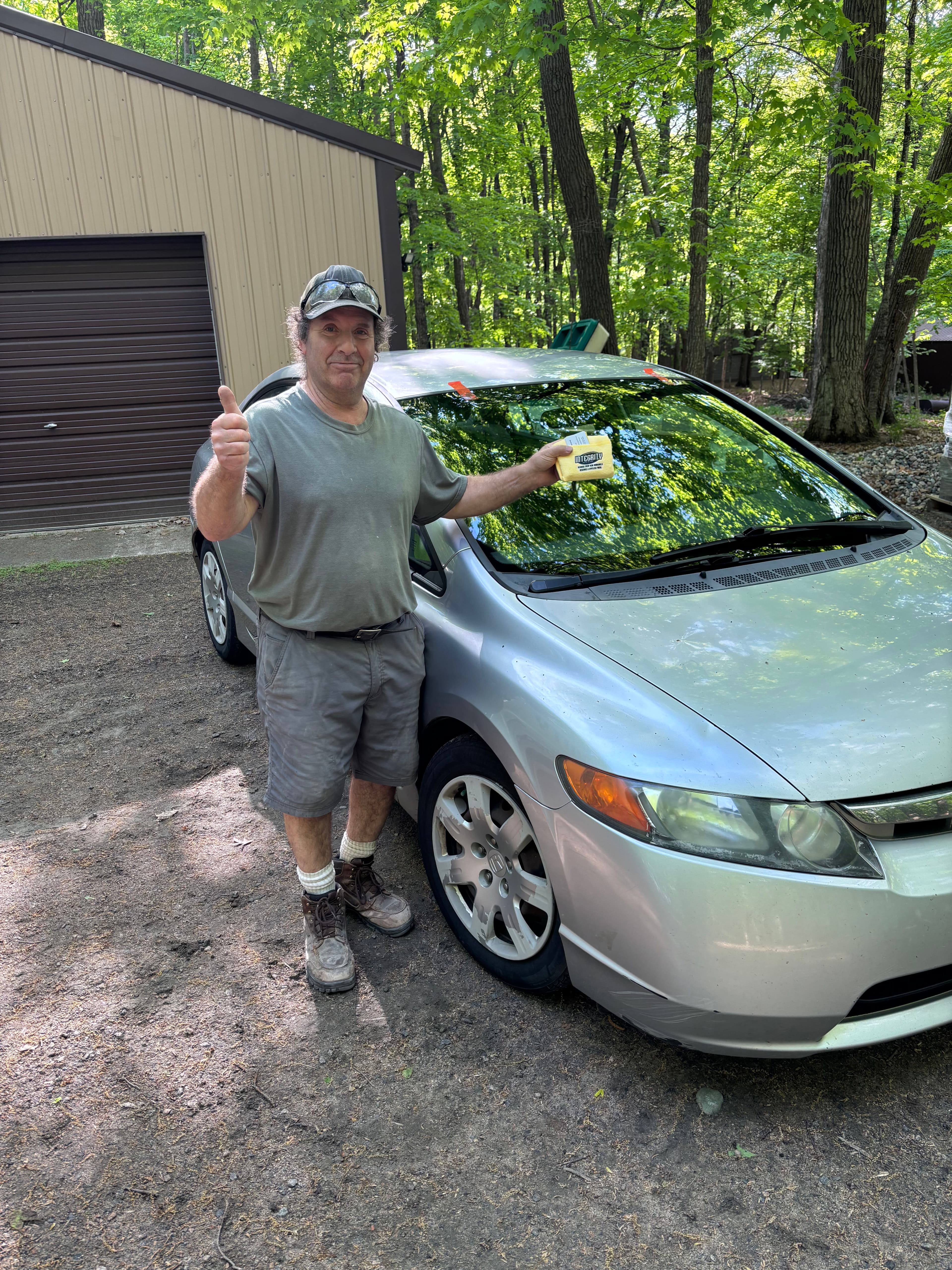 Project Honda Civic Windshield Replacement Done Right at His Workplace image