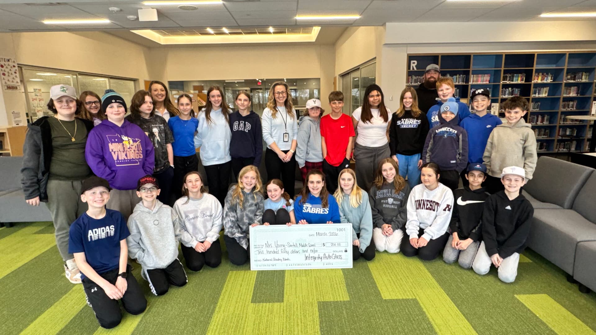 Integrity Auto Glass Donates $1,000 to Local Classrooms for Reading Month image